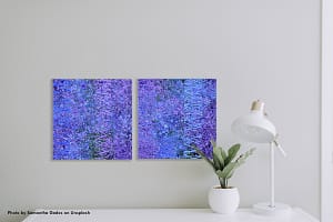 Lavender Reflections #3 (12"x12") - Image 2