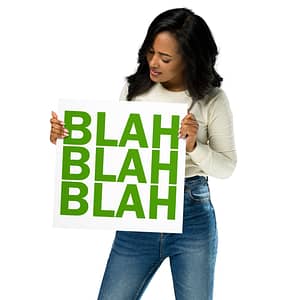 Poster - Blah Green - Image 3