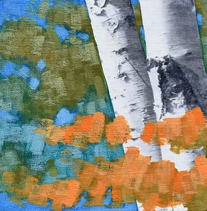 Abscission #5 (6"x6")
