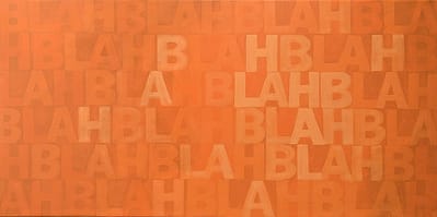 Blah blah blah (24"x48")