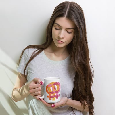 White glossy mug - Venus
