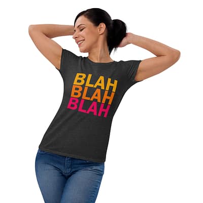 Women's short sleeve t-shirt - Blah Sunrise