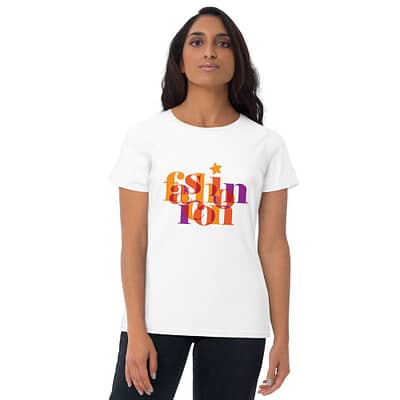 Women's short sleeve t-shirt - Fashion Icon Multi