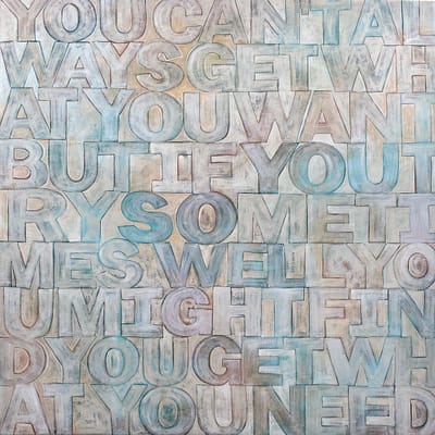 Get what you need (48"x48")